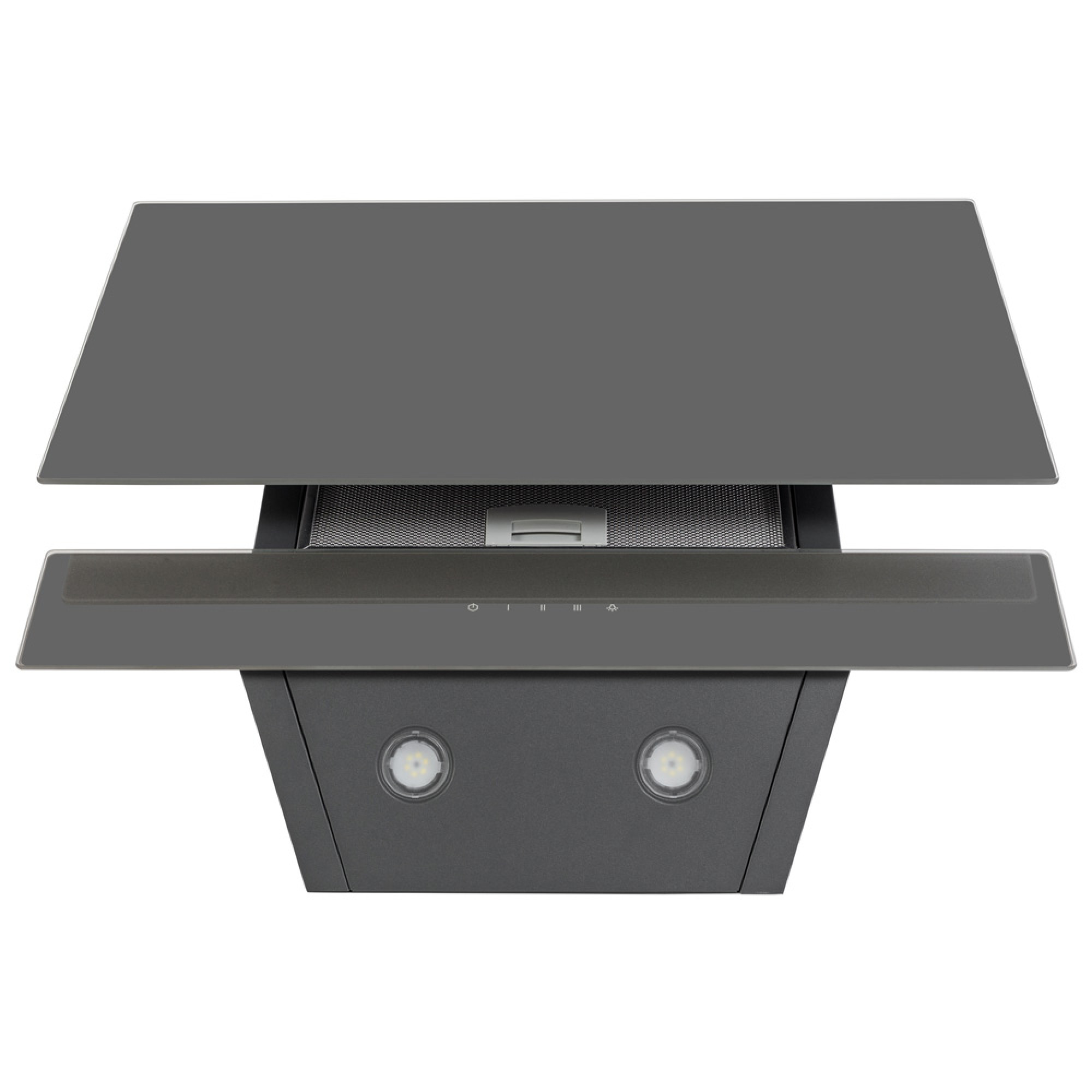 Вытяжка декоративная наклонная PERFELLI DNS 6452 D 850 GR LED - фото 6