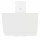 Вытяжка декоративная наклонная Perfelli DNS 6452 D 850 WH LED