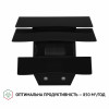 Витяжка декоративна похила Perfelli DNS 6482 D 850 BL LED (Італія)- № 6