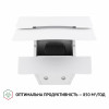Витяжка декоративна похила PERFELLI DNS 6482 D 850 WH LED (Італія)- № 6