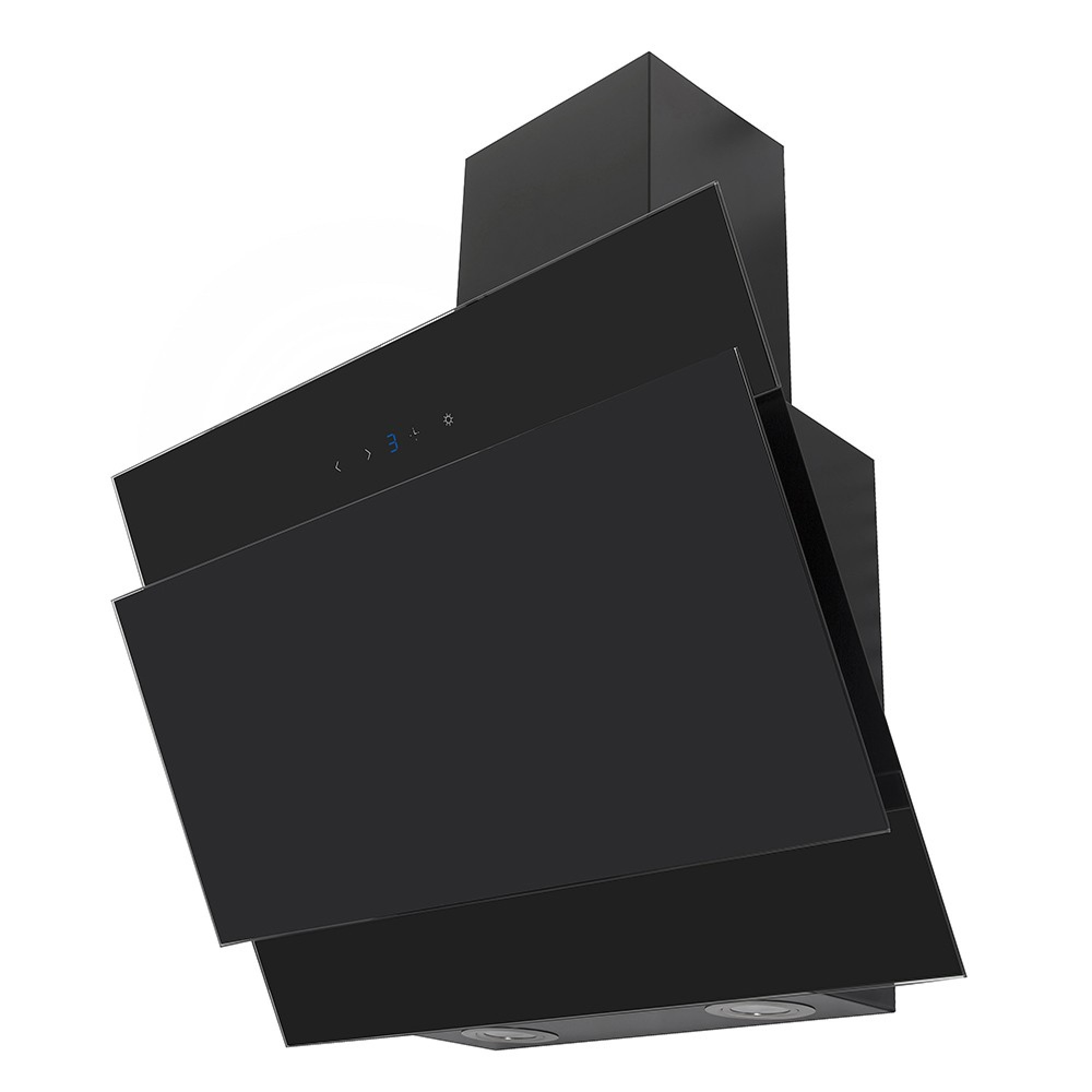 Вытяжка декоративная наклонная PERFELLI DNS 6521 BL - фото 2