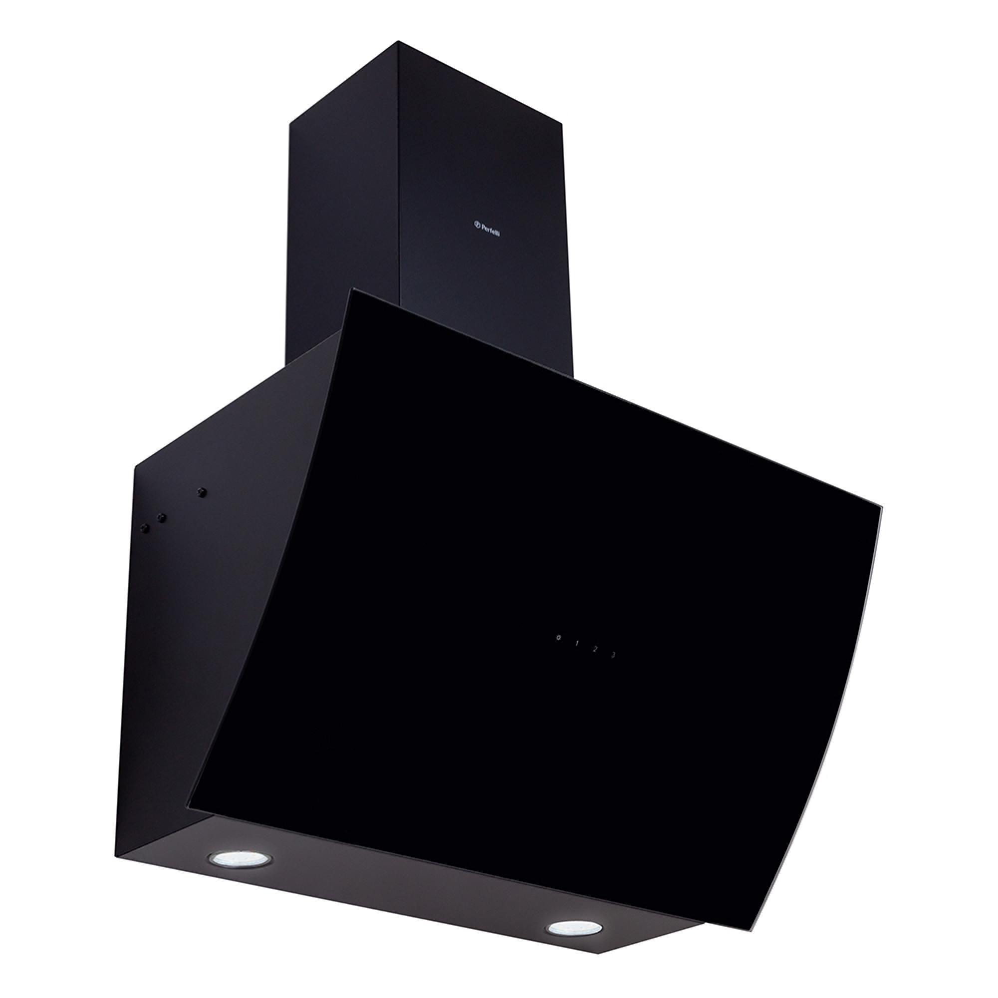 Вытяжка декоративная наклонная PERFELLI DNS 6862 BL LED (Цвет Черный) - фото 3 Вытяжка декоративная наклонная PERFELLI DNS 6862 BL LED - фото 3