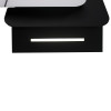 Вытяжка декоративная наклонная PERFELLI DNS 9753 B 1100 WH/BL LED Strip (Италия)- № 4
