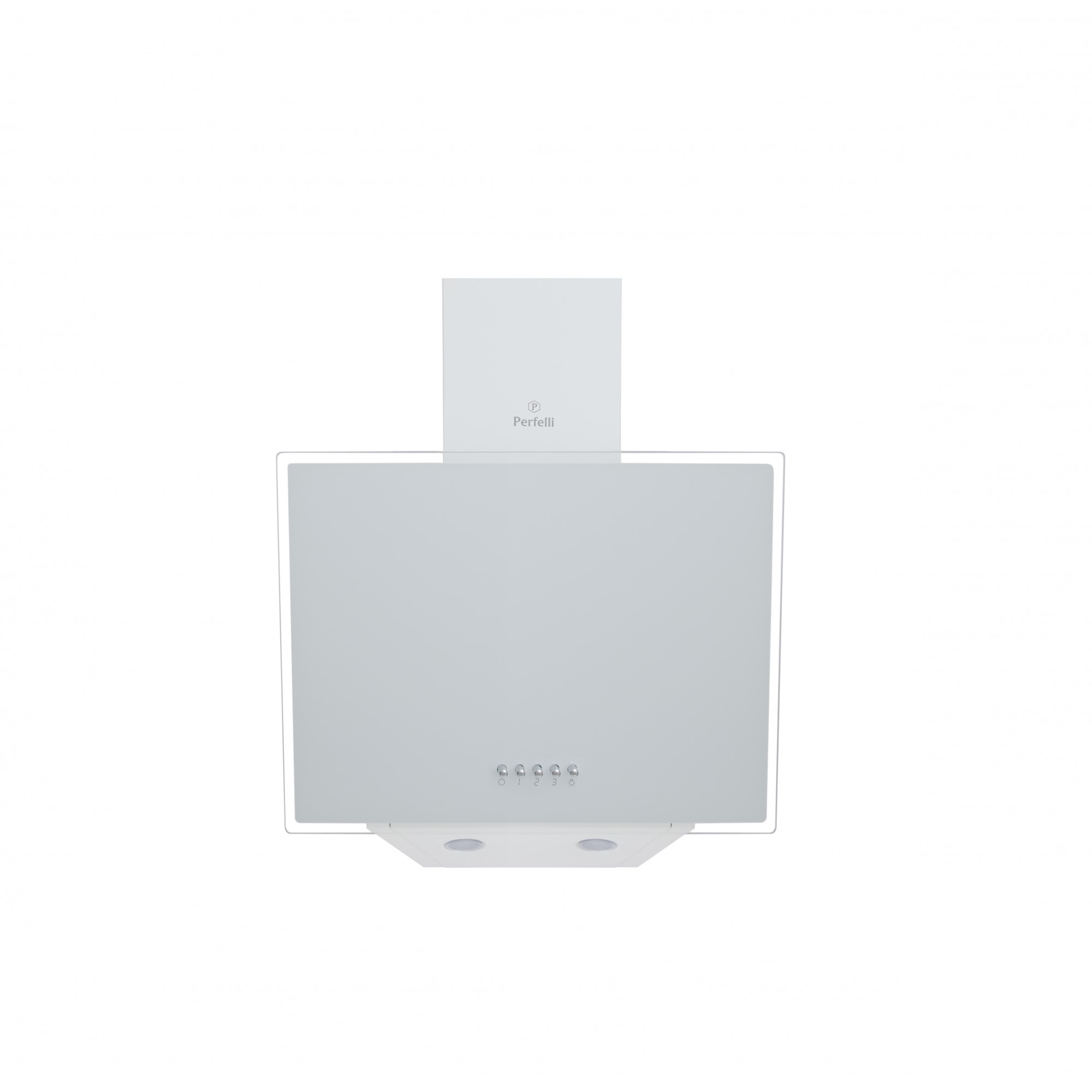 Вытяжка декоративная наклонная PERFELLI DN 5272 D 700 WH LED (Цвет Белый) - фото 2 Вытяжка декоративная наклонная PERFELLI DN 5272 D 700 WH LED - фото 2