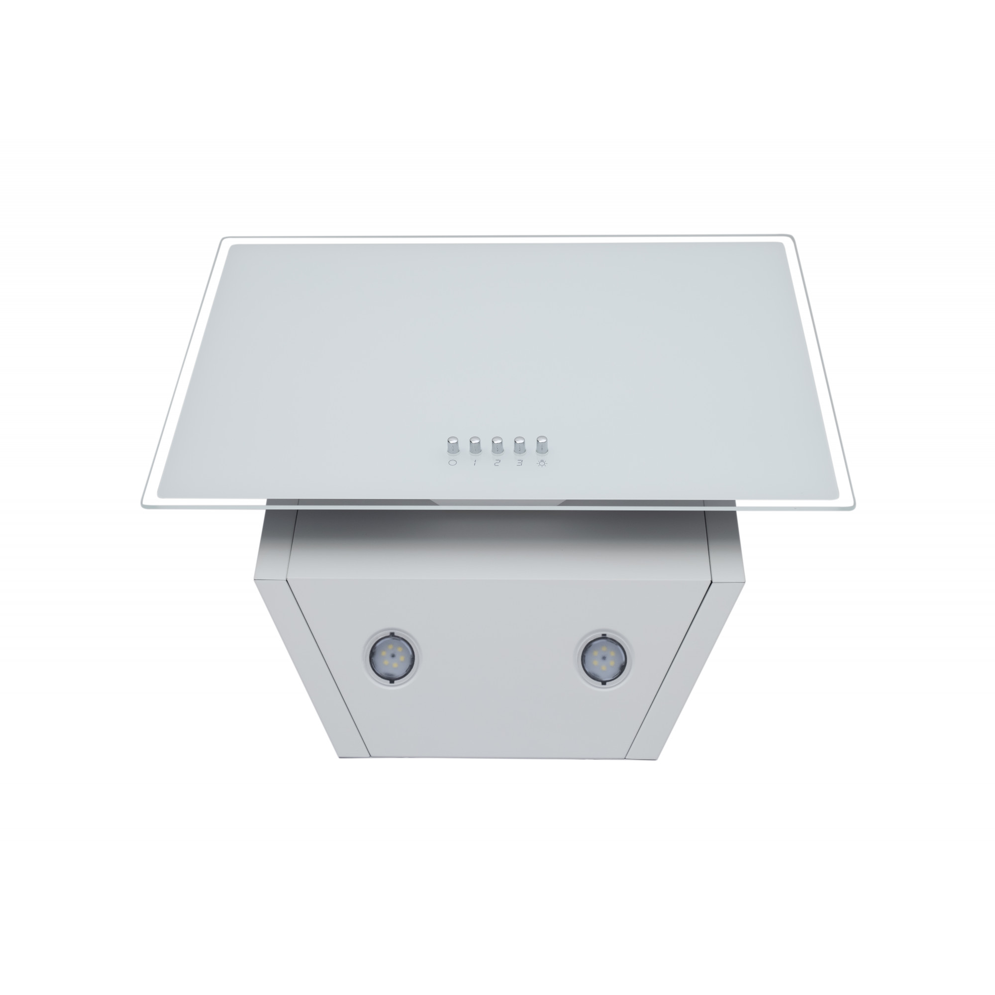 Вытяжка декоративная наклонная PERFELLI DN 5272 D 700 WH LED (Цвет Белый) - фото 9 Вытяжка декоративная наклонная PERFELLI DN 5272 D 700 WH LED - фото 9