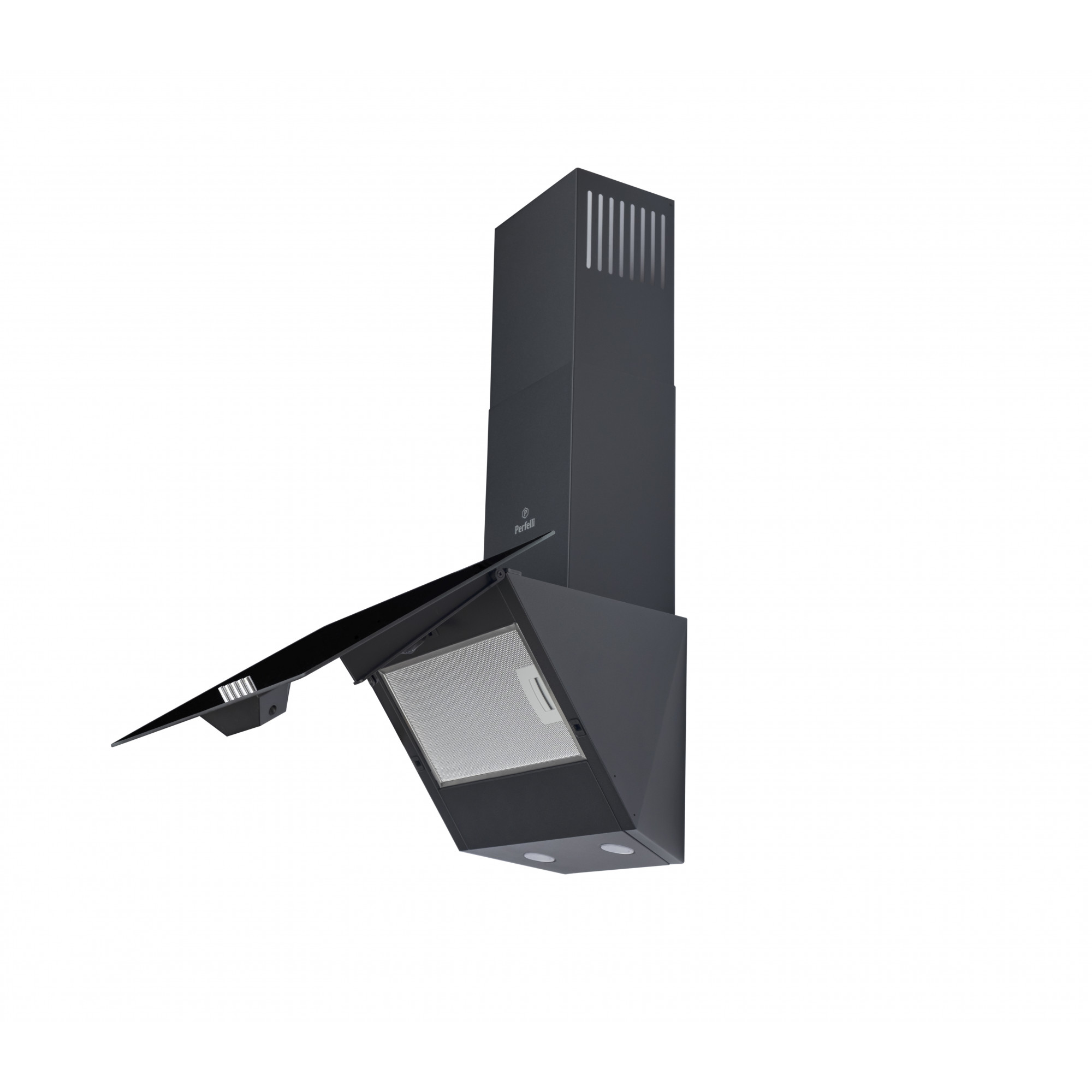 Вытяжка декоративная наклонная PERFELLI DN 6272 D 700 BL LED - фото 6