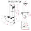 Вытяжка декоративная наклонная PERFELLI DN 6272 D 700 BL LED (Италия)- № 15