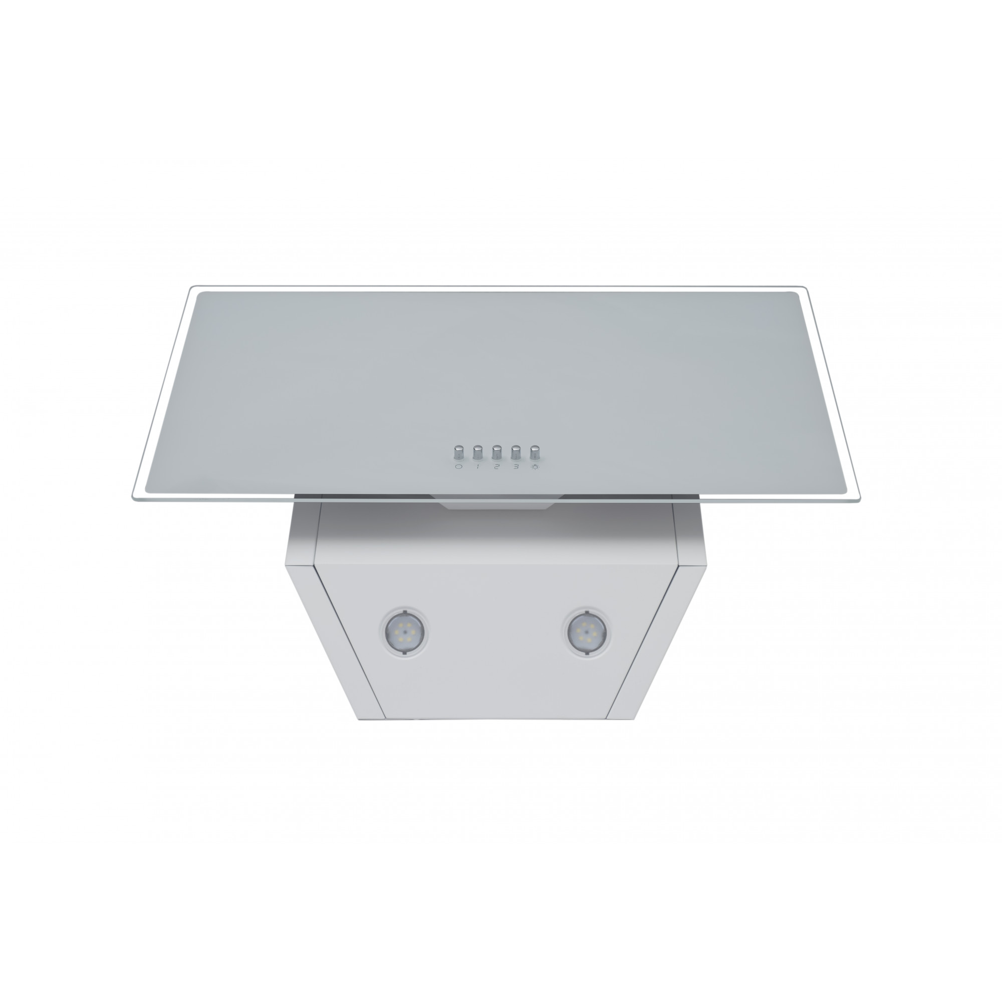 Вытяжка декоративная наклонная PERFELLI DN 6272 D 700 WH LED - фото 9
