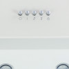 Витяжка декоративна похила PERFELLI DN 6422 D 850 WH LED (Італія)- № 8