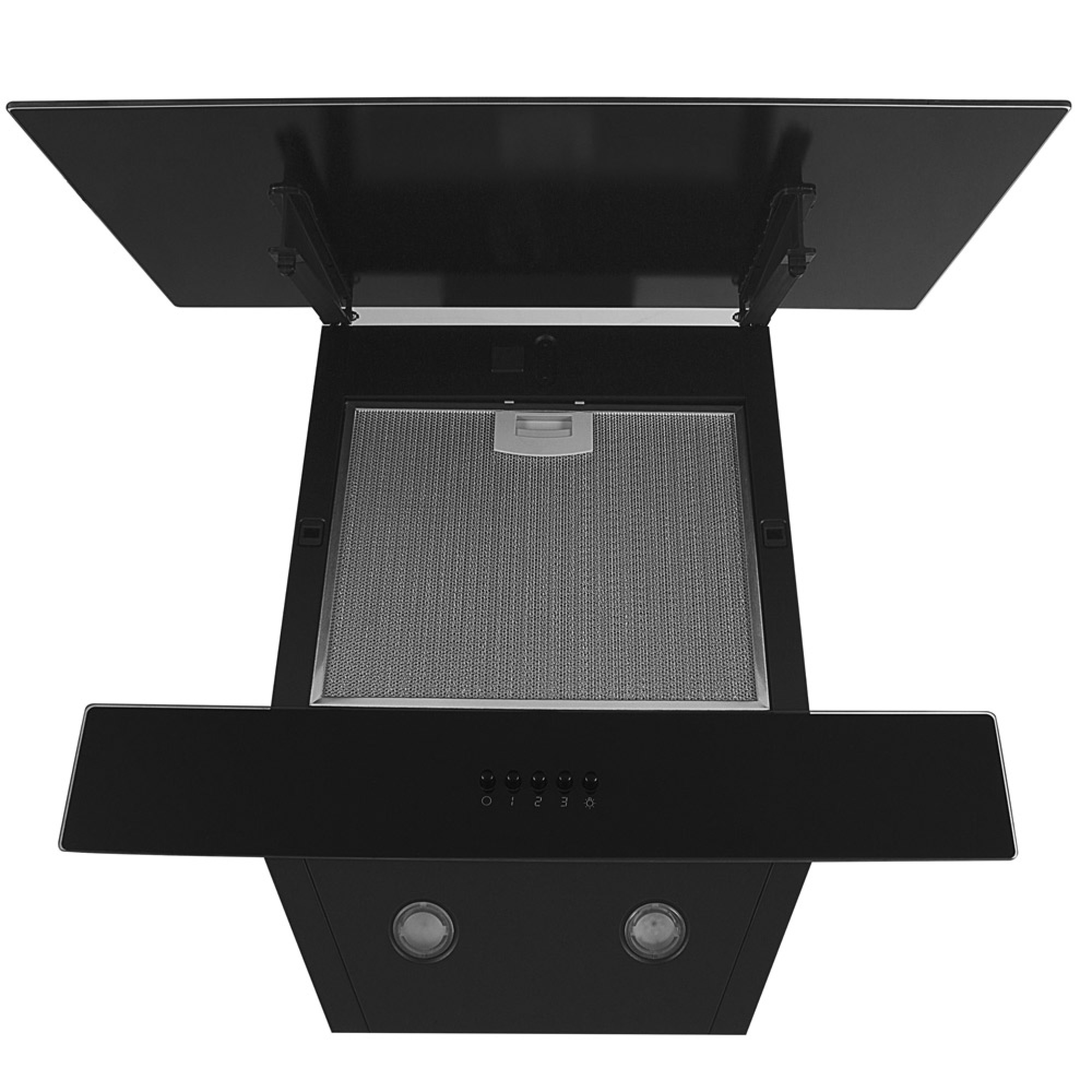 Вытяжка декоративная наклонная PERFELLI DN 6452 D 850 BL LED - фото 7
