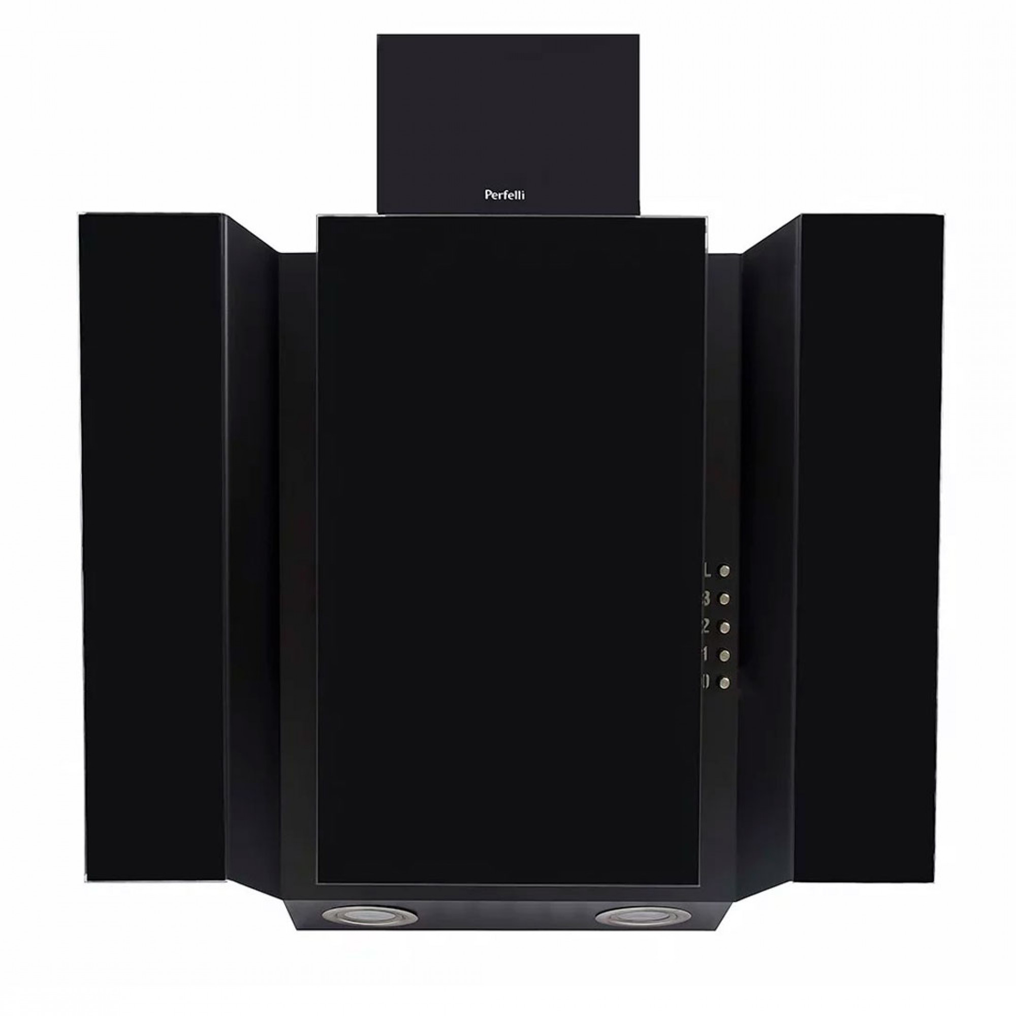 Вытяжка декоративная наклонная PERFELLI DN 6511 BL (Цвет Черный), Атикул 5904036028234 | Акция купить на AQUILA.UA - фото 1