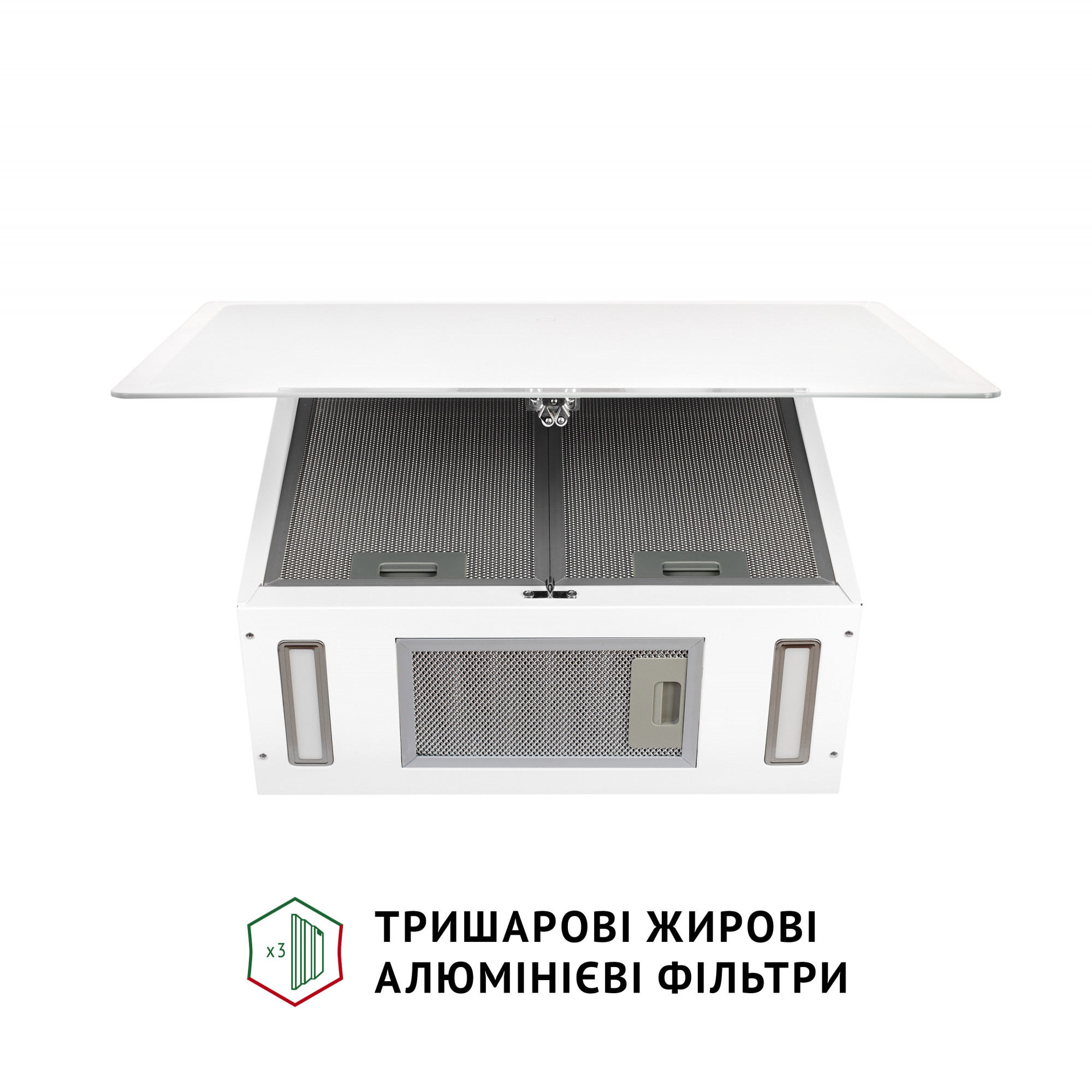 Вытяжка декоративная наклонная PERFELLI RIVA BIANCA - фото 10
