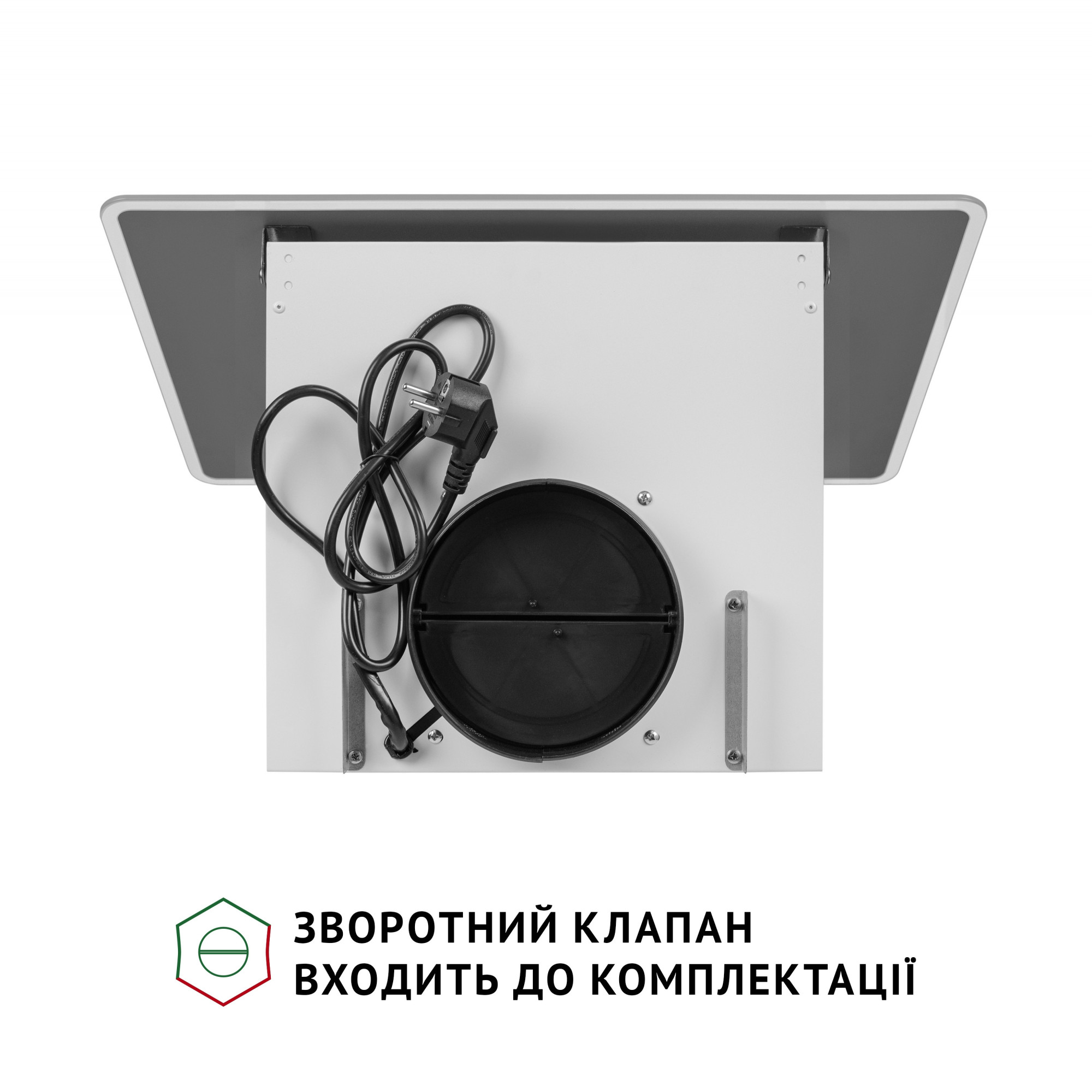 Вытяжка декоративная наклонная PERFELLI VICCO 5HSR BIANCO - фото 8