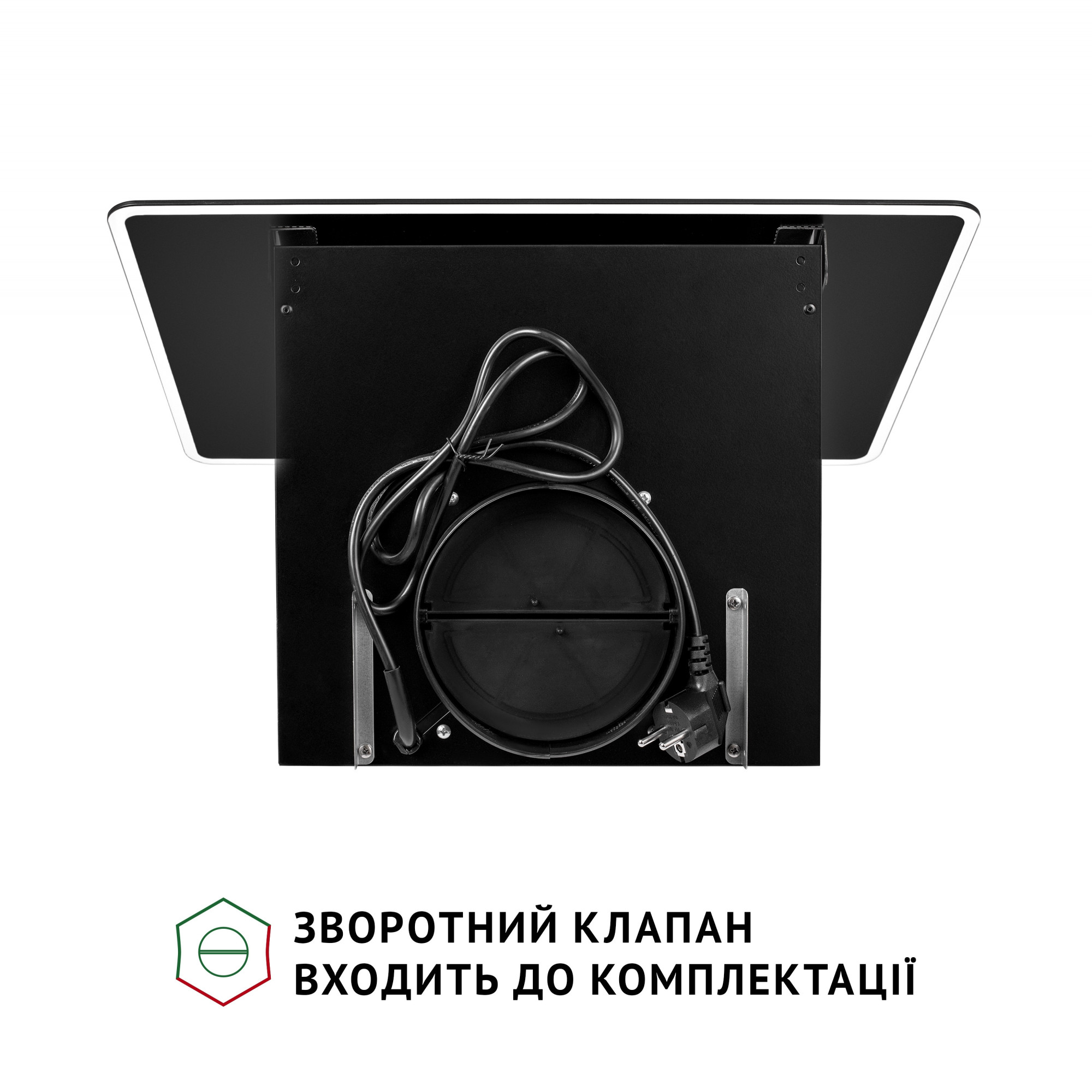 Вытяжка декоративная наклонная PERFELLI VICCO 5HSR NERO - фото 8
