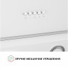 Вытяжка декоративная наклонная PERFELLI VICCO 6HM BIANCO (Италия)- № 7