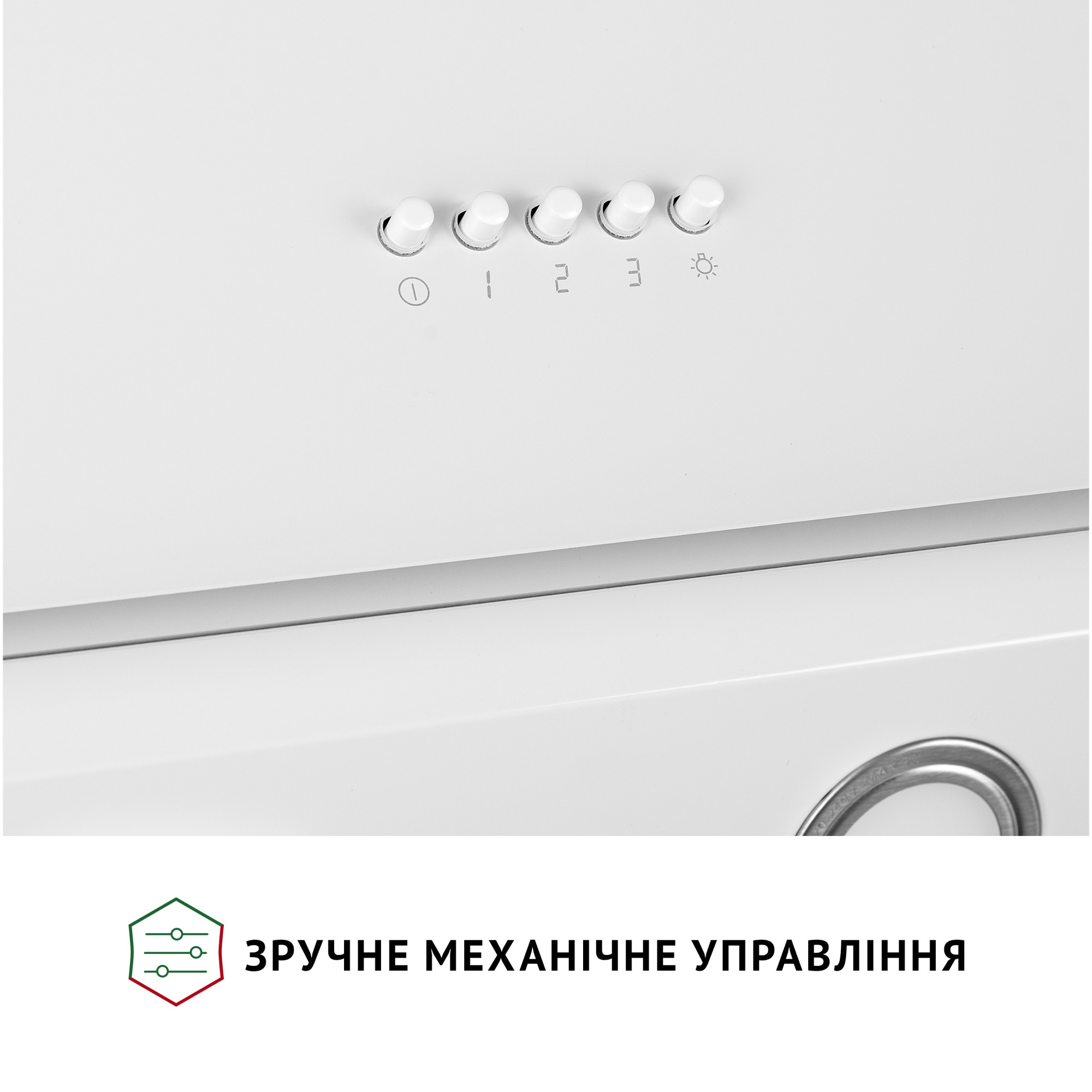 Вытяжка декоративная наклонная PERFELLI VICCO 6HM BIANCO - фото 7