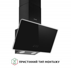 Вытяжка декоративная наклонная PERFELLI VICCO 6HM NERO