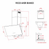 Вытяжка декоративная наклонная PERFELLI VICCO 6HSR BIANCO (Италия)- № 11
