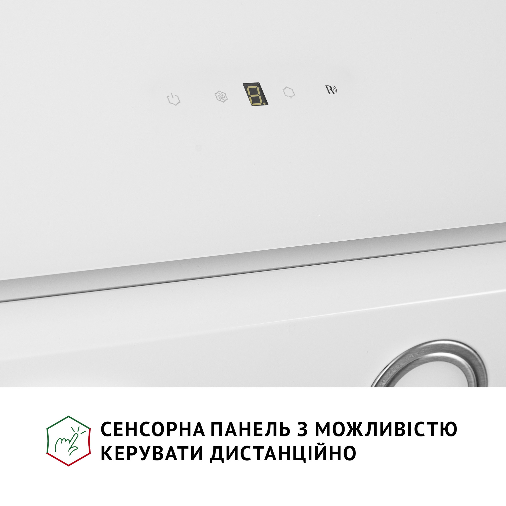 Вытяжка декоративная наклонная PERFELLI VICCO 6HSR BIANCO - фото 7