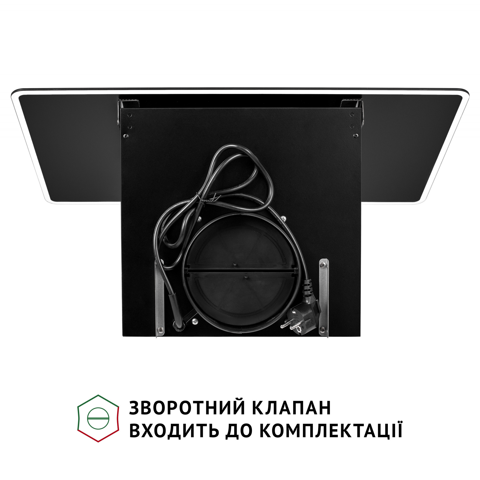 Вытяжка декоративная наклонная PERFELLI VICCO 6HSR NERO - фото 8