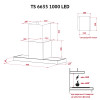 Декоративная вытяжка Т-образная PERFELLI TS 6635 I/BL 1000 LED (Италия)- № 12