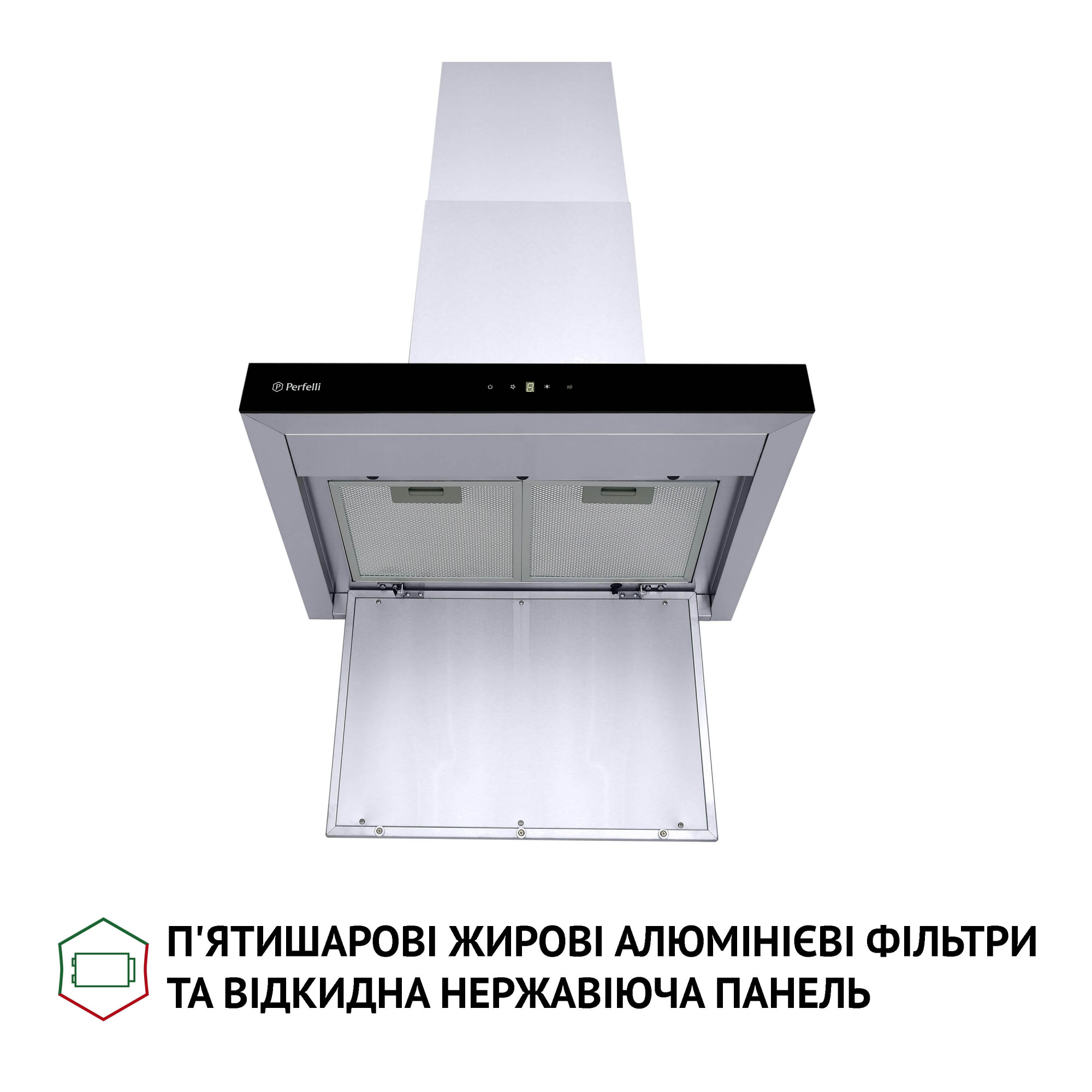 Декоративная вытяжка Т-образная PERFELLI TS 6635 I/BL 1000 LED - фото 6
