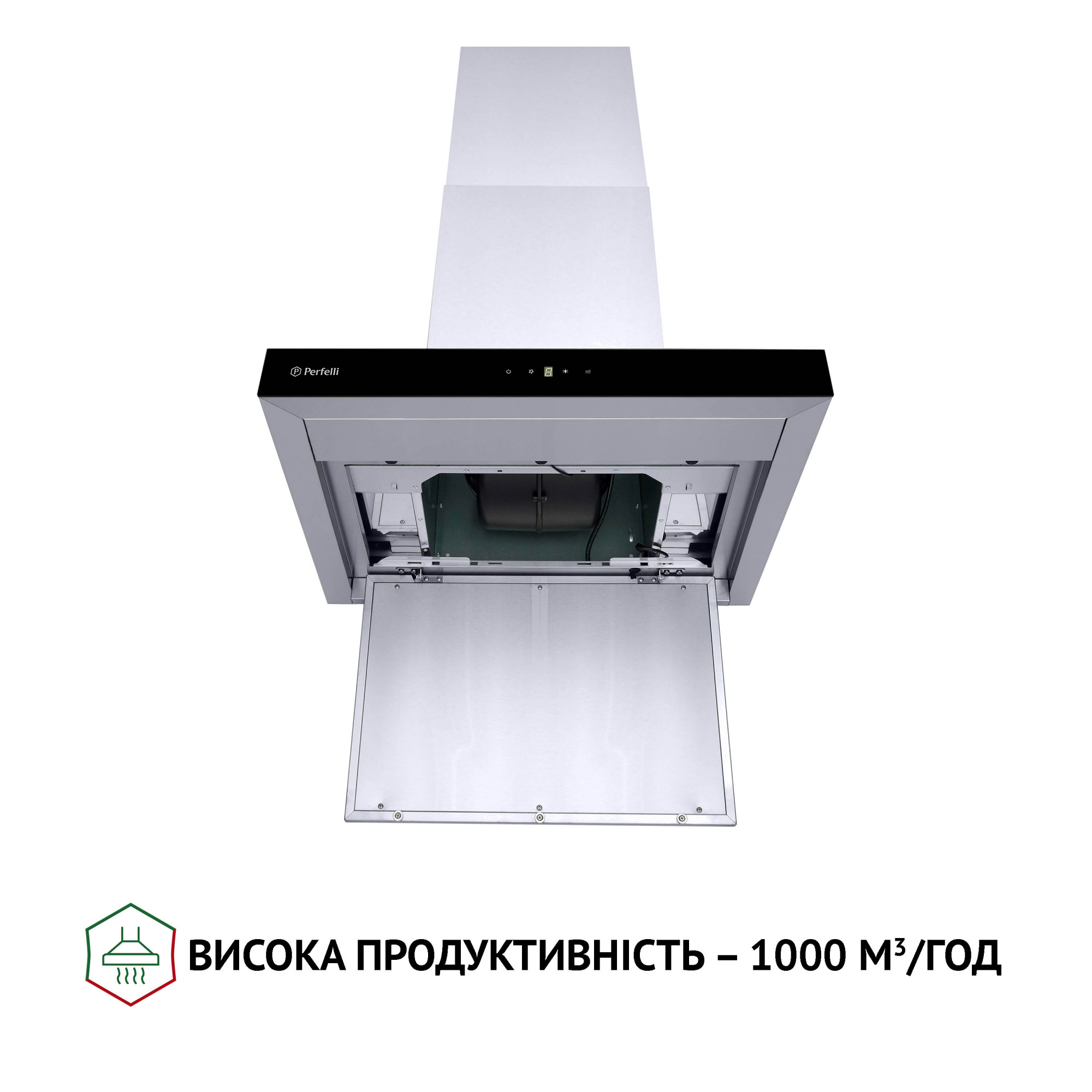 Декоративная вытяжка Т-образная PERFELLI TS 6635 I/BL 1000 LED - фото 7