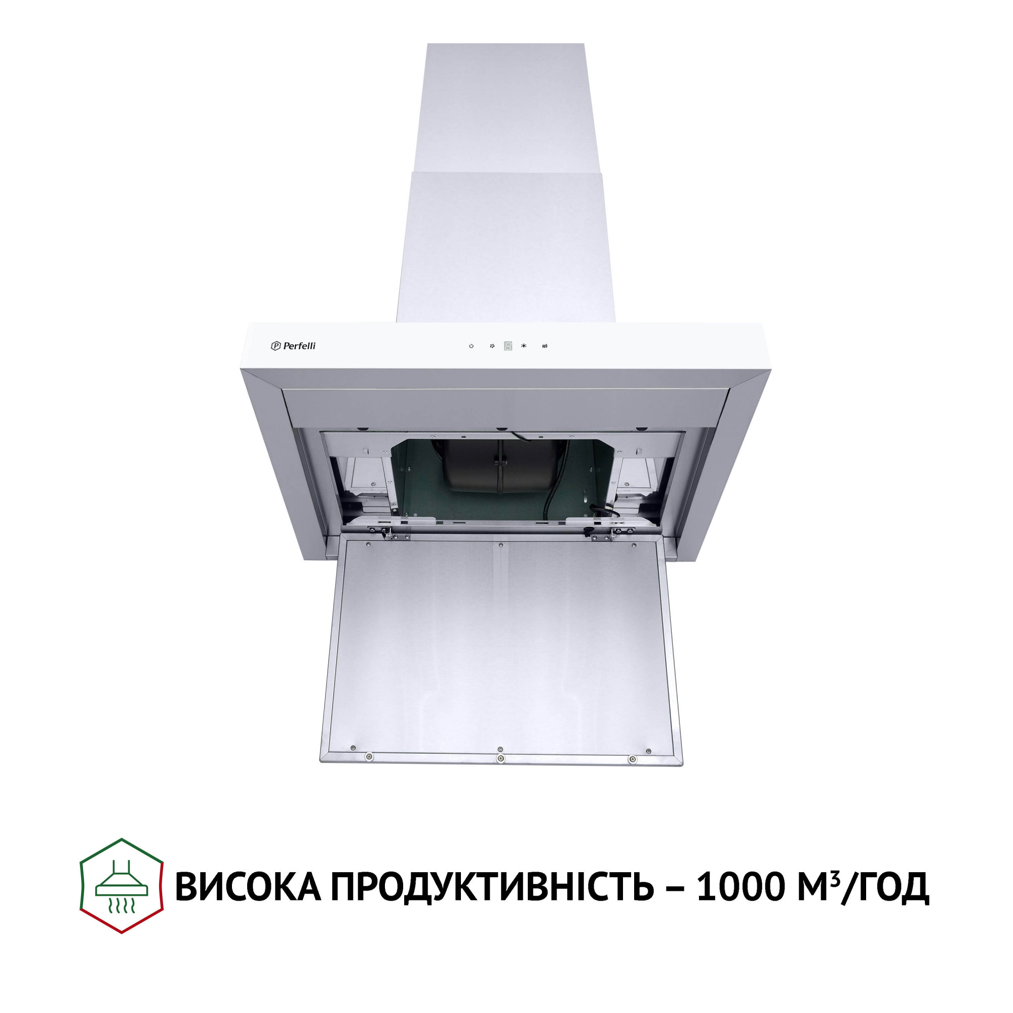Вытяжка декоративная Т-образная PERFELLI TS 6635 I/WH 1000 LED - фото 7