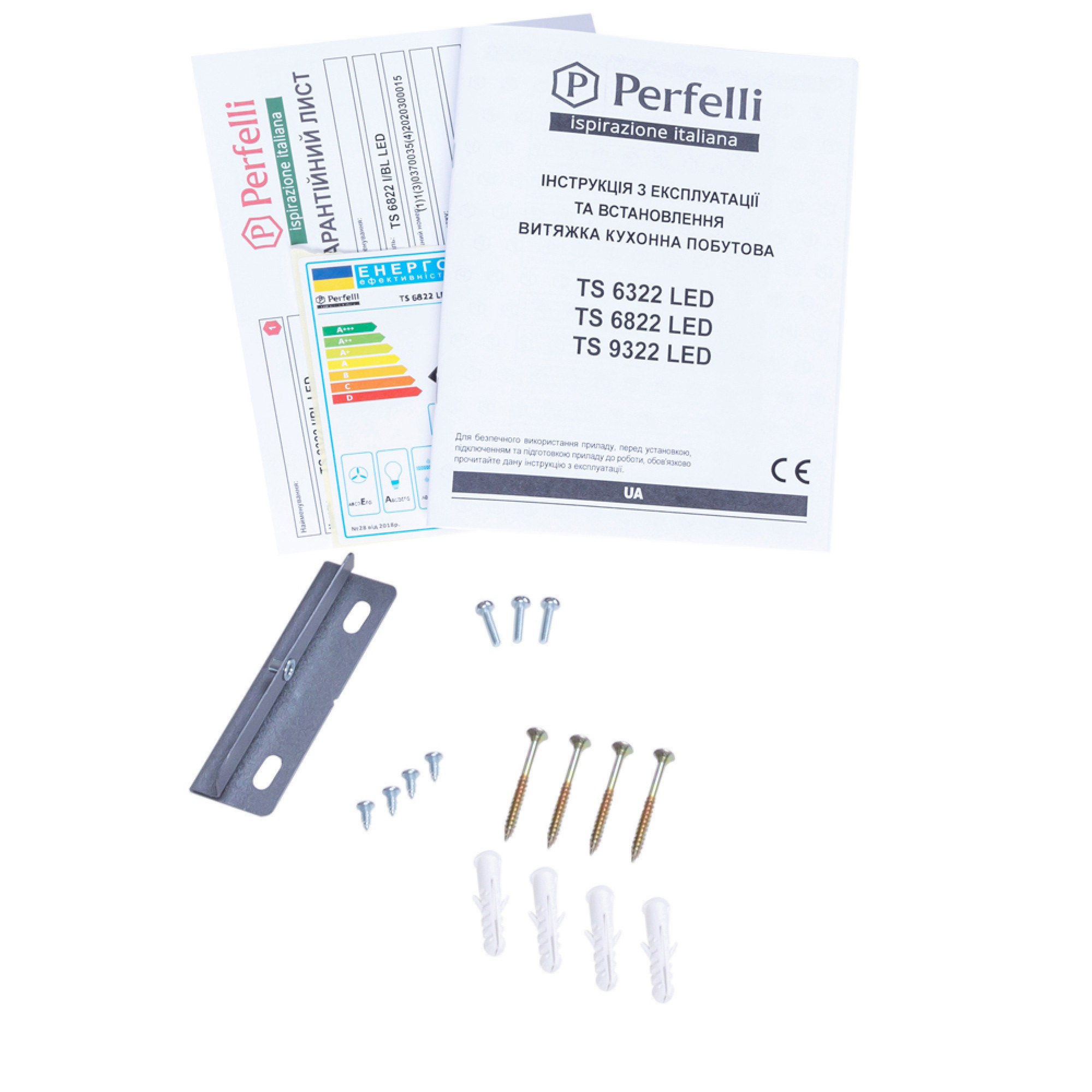 Вытяжка декоративная Т-образная PERFELLI TS 6822 I/BL LED - фото 14