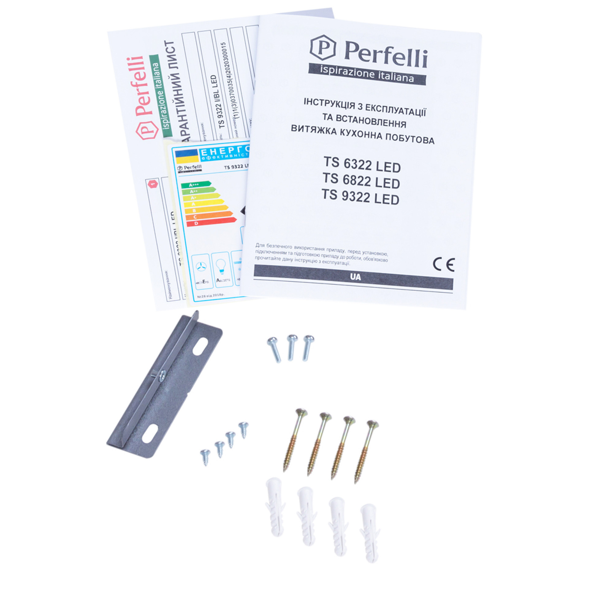 Вытяжка декоративная Т-образная PERFELLI TS 9322 I/BL LED - фото 14