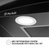 Витяжка декоративна зі склом Perfelli GRASSI 6HMB NERO (Італія)- № 4
