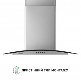 Вытяжка декоративная со стеклом PERFELLI GRASSI 6HMX INOX