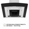 Витяжка декоративна зі склом Perfelli GRASSI 6HMX INOX (Італія)- № 8