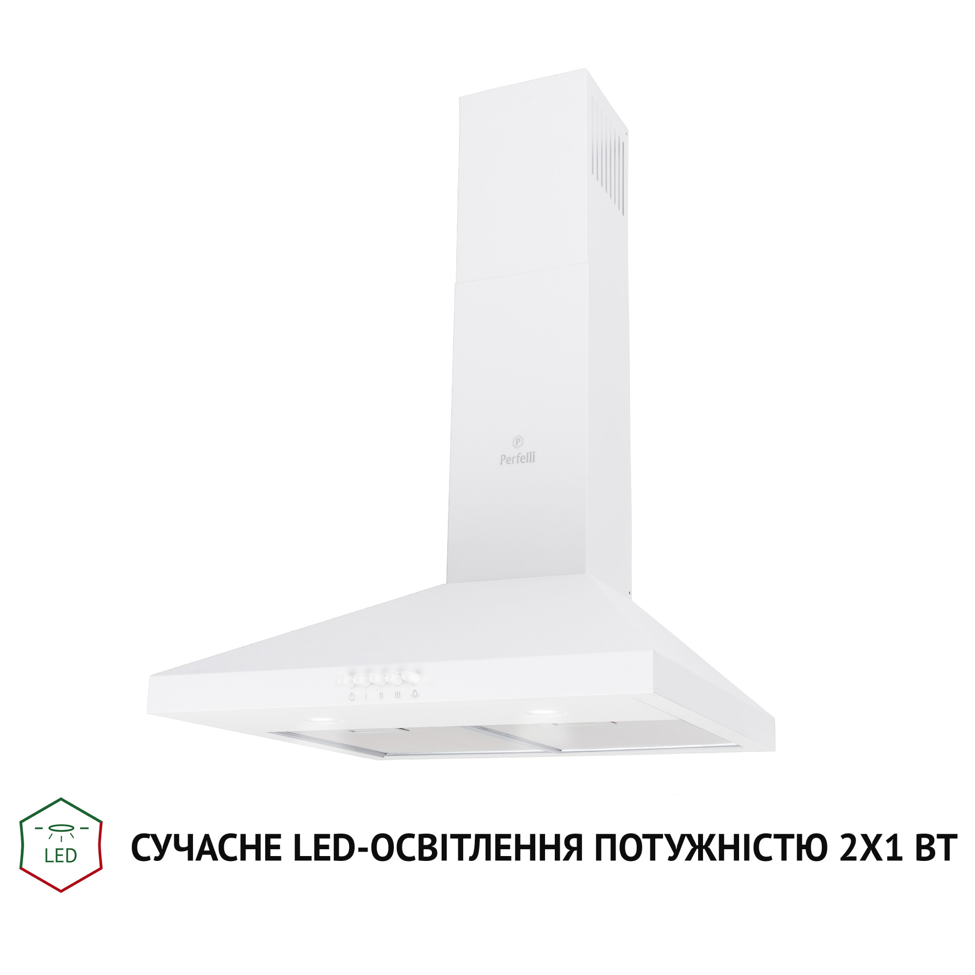 Вытяжка купольная PERFELLI K 5202 WH 700 LED - фото 3