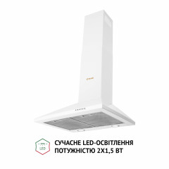 Витяжка купольна Perfelli K 5210 WH 700 LED