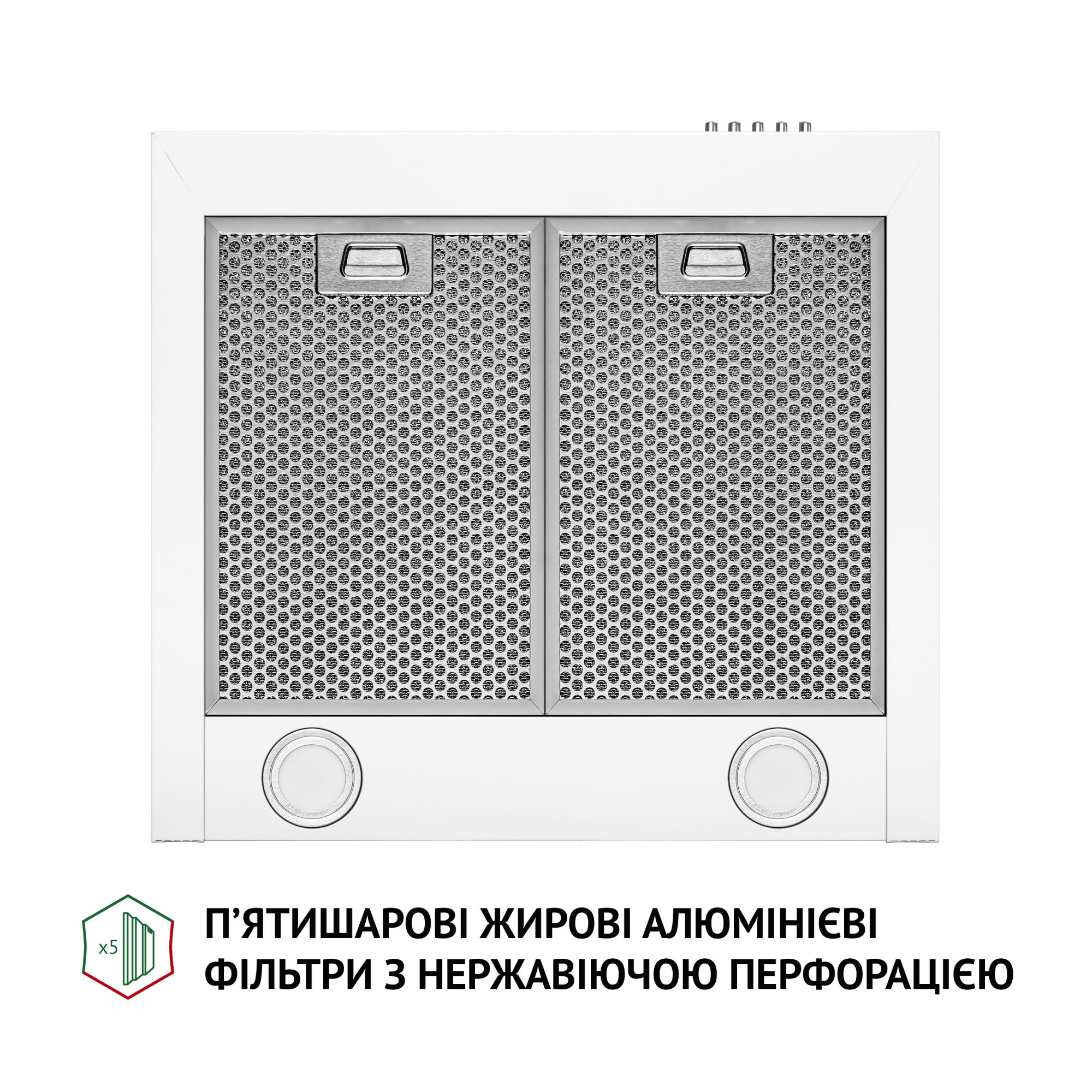 Вытяжка купольная PERFELLI K 5210 WH 700 LED - фото 5