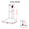 Вытяжка купольная PERFELLI K 6202 IV 700 LED (Италия)- № 11