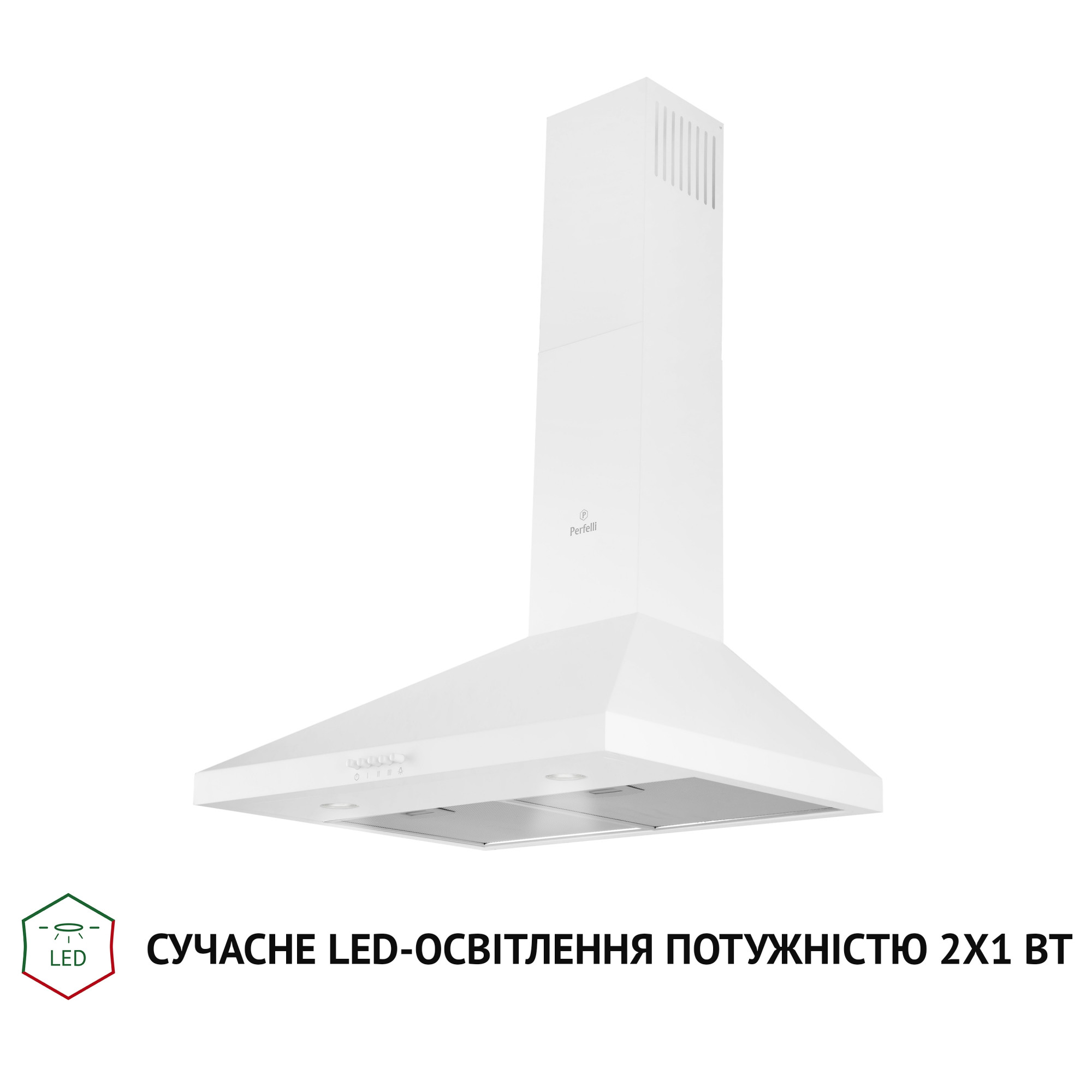 Вытяжка купольная PERFELLI K 6402 WH 850 LED - фото 3
