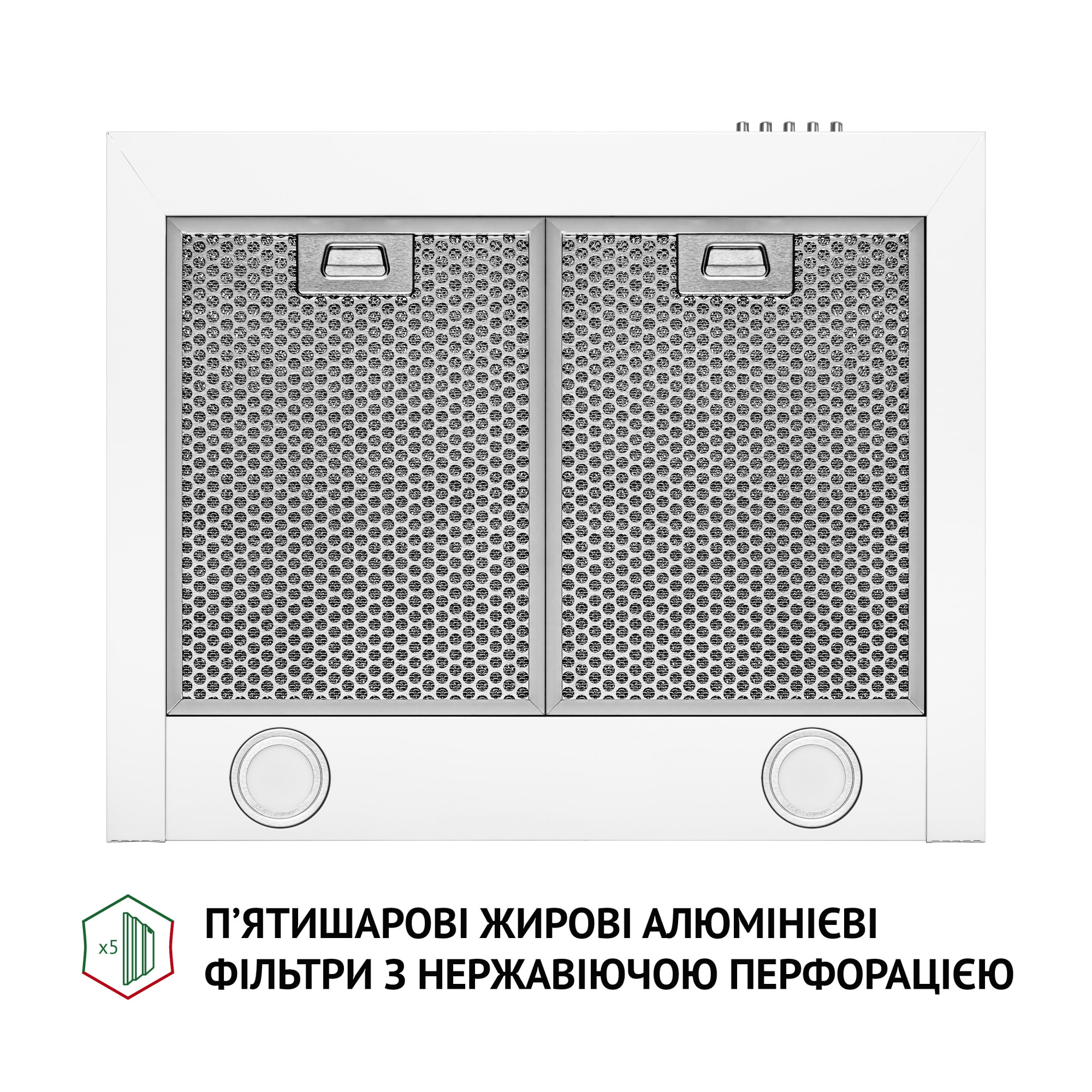 Вытяжка купольная PERFELLI K 6610 WH 1000 LED - фото 5