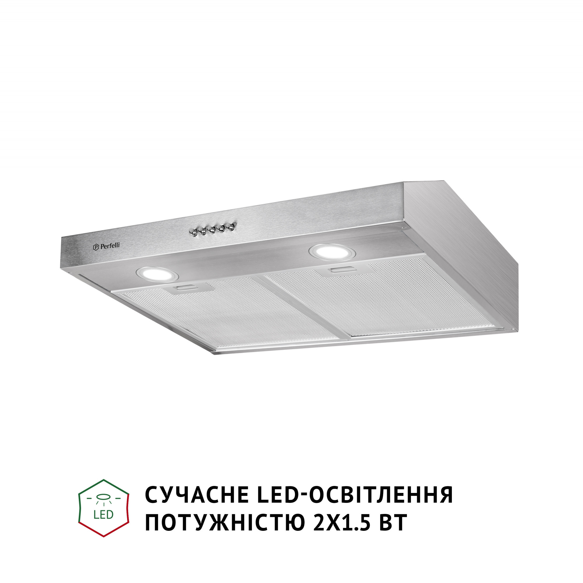 Витяжка плоска Perfelli PL 5002 I LED - фото 2