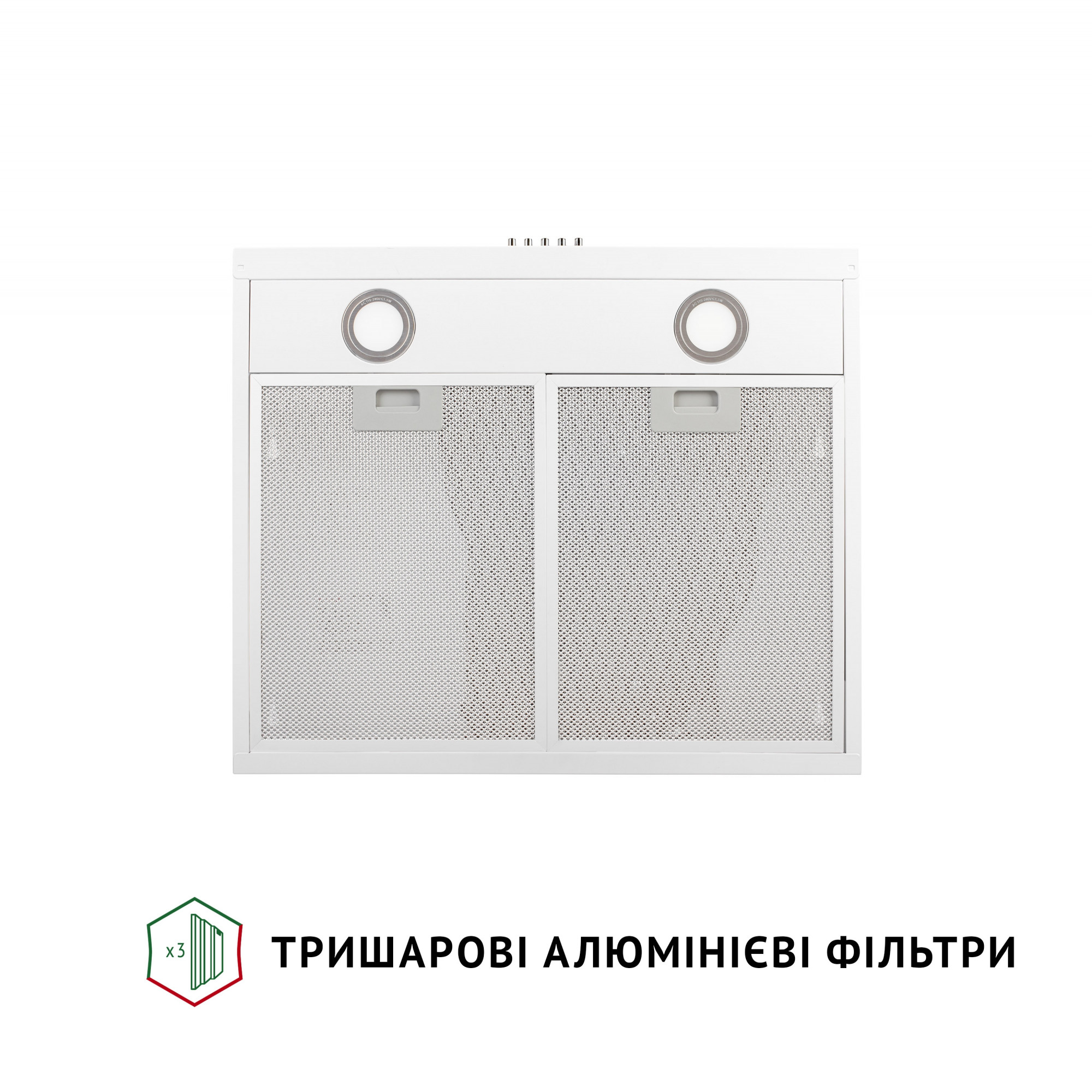 Витяжка плоска Perfelli PL 5002 W LED - фото 5