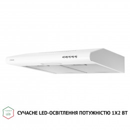 Вытяжка плоская PERFELLI PL 5124 WH LED