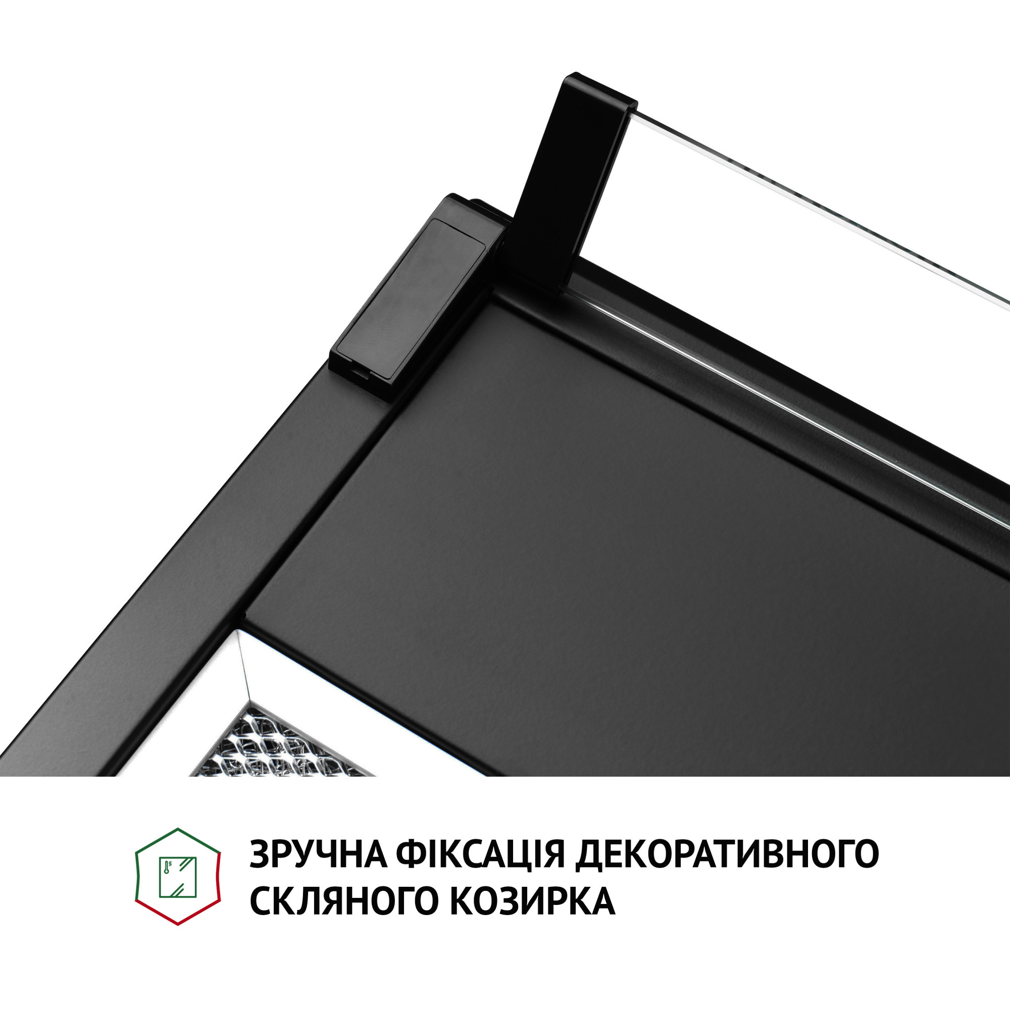 Вытяжка плоская PERFELLI PL 5144 BL LED (Цвет Черный) - фото 6 Вытяжка плоская PERFELLI PL 5144 BL LED - фото 6