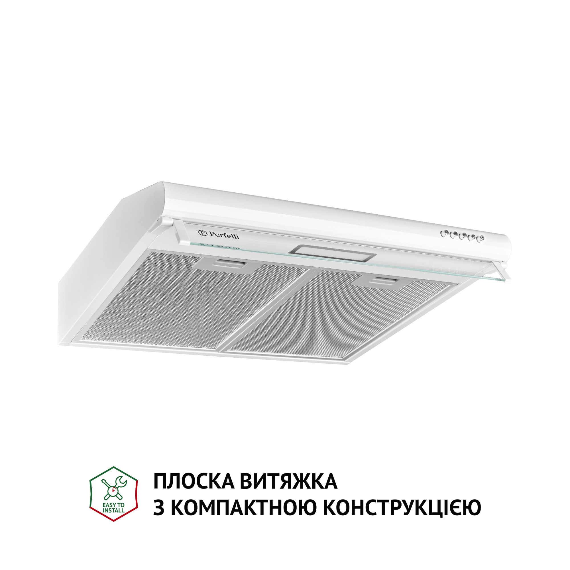 Витяжка плоска PERFELLI PL 5144 W LED - фото 2
