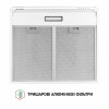 Вытяжка плоская PERFELLI PL 6144 W LED (Италия)- № 7