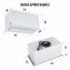 Витяжка повновбудована PERFELLI NUOVA 6PWRX BIANCO (Італія)- № 16
