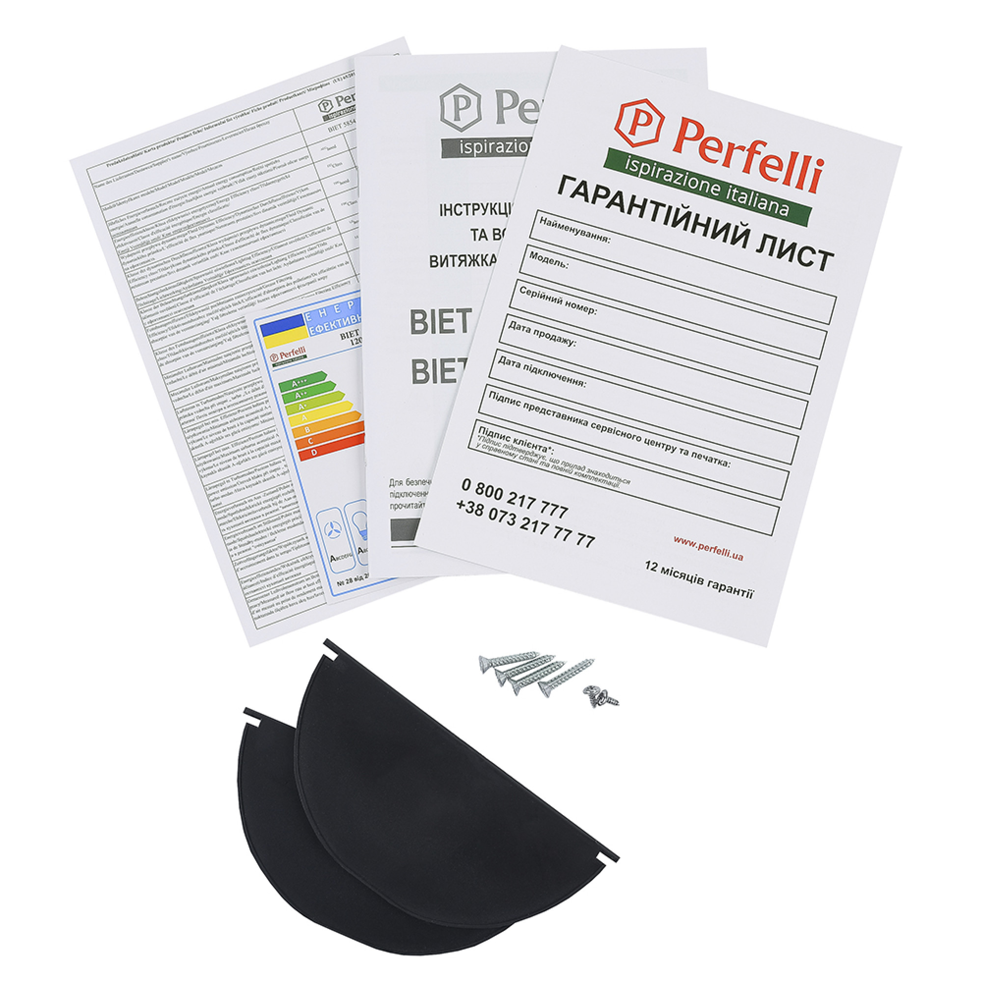 Вытяжка полновстраиваемая PERFELLI BIET 7854 BL 1200 LED - фото 11