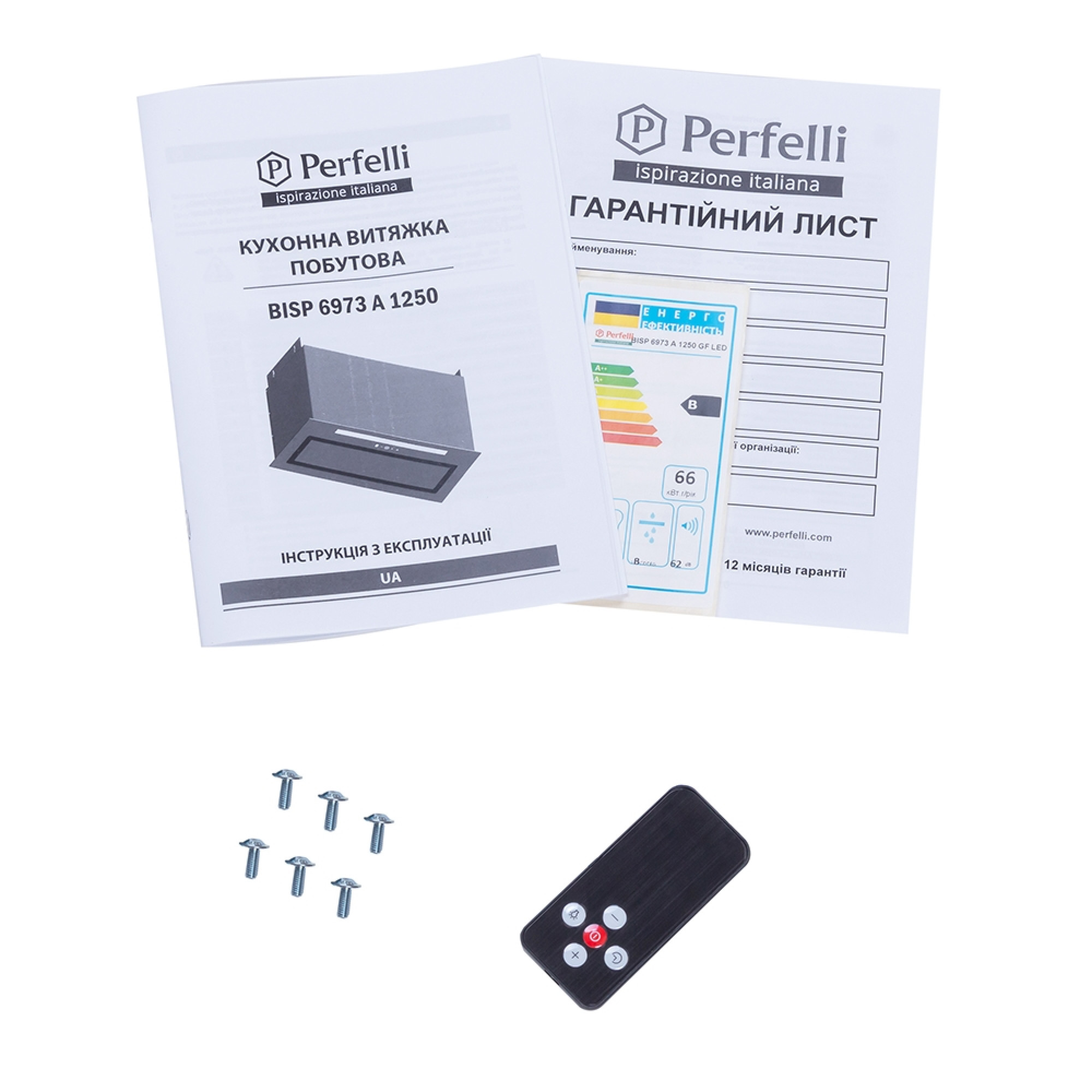Витяжка повновбудована Perfelli BISP 6973 A 1250 GF LED Strip - фото 11