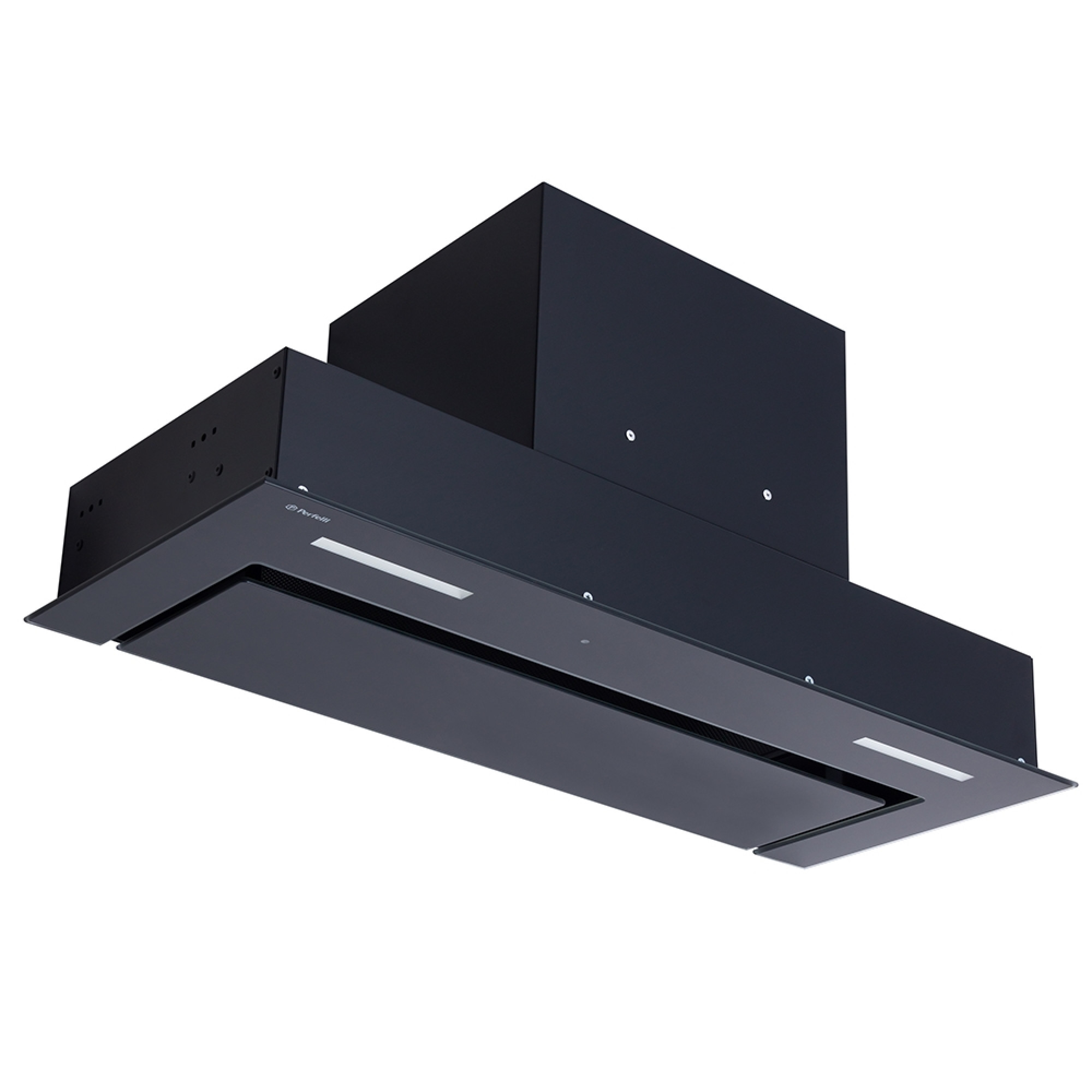 Вытяжка полновстраиваемая PERFELLI BISP 7873 BL LED Strip GLASS - фото 2
