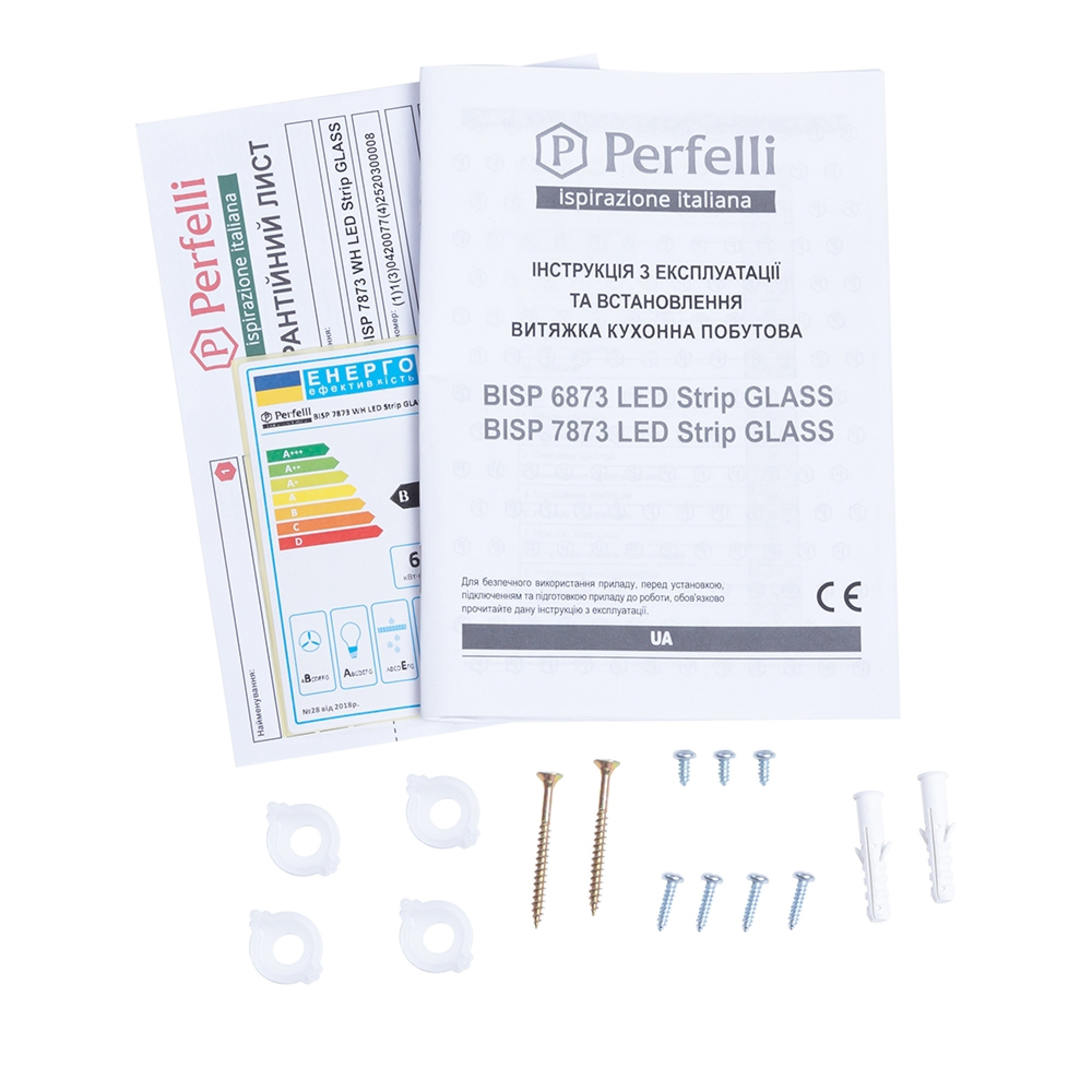Вытяжка полновстраиваемая PERFELLI BISP 7873 WH LED Strip GLASS (Цвет Белый) - фото 17 Вытяжка полновстраиваемая PERFELLI BISP 7873 WH LED Strip GLASS - фото 17